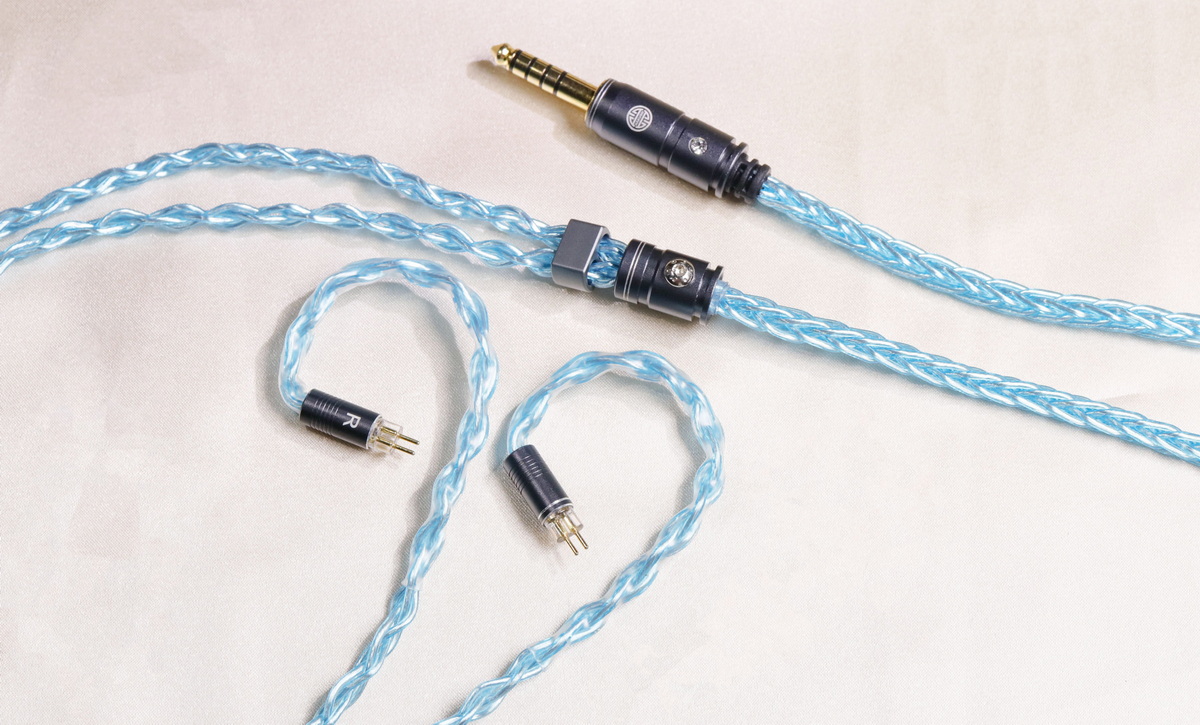 Hakugei Aquamarine สายอัพเกรดหูฟังทองแดง OCC ชุบเงินถัก Litz ระดับเทพ ทำด้วยมือทุกขั้นตอน ประกันศูนย์ไทย [Drizzy Exclusive]