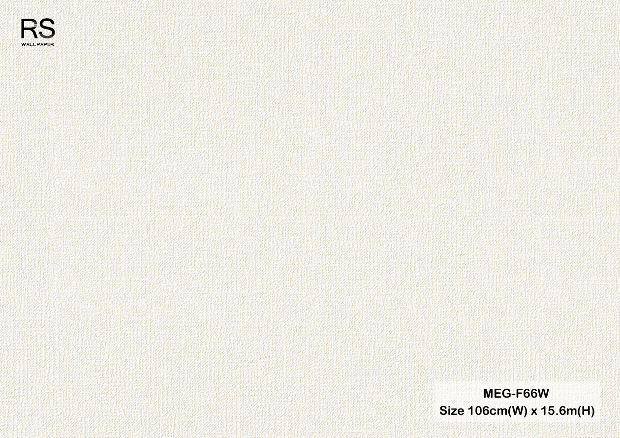วอลเปเปอร์ สีขาวอมครีม MEG-F66W