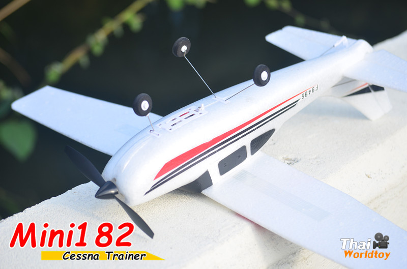 Mini182 RC Cessna (ครบชุดพร้อมบิน)