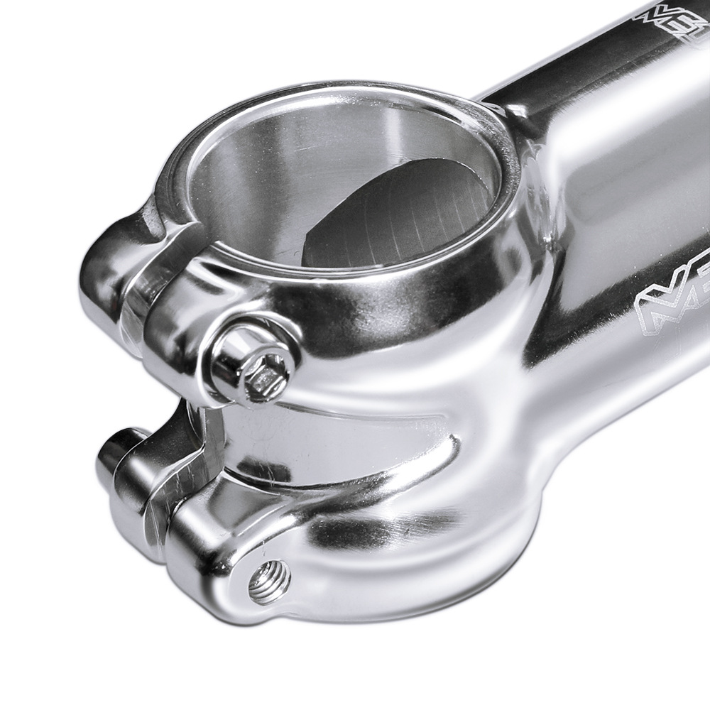 สเต็มจักรยานแบบอลูมิเนียม MEIJUN สีเงินเงา ขนาด 31.8 +-7 ยาว 60/80