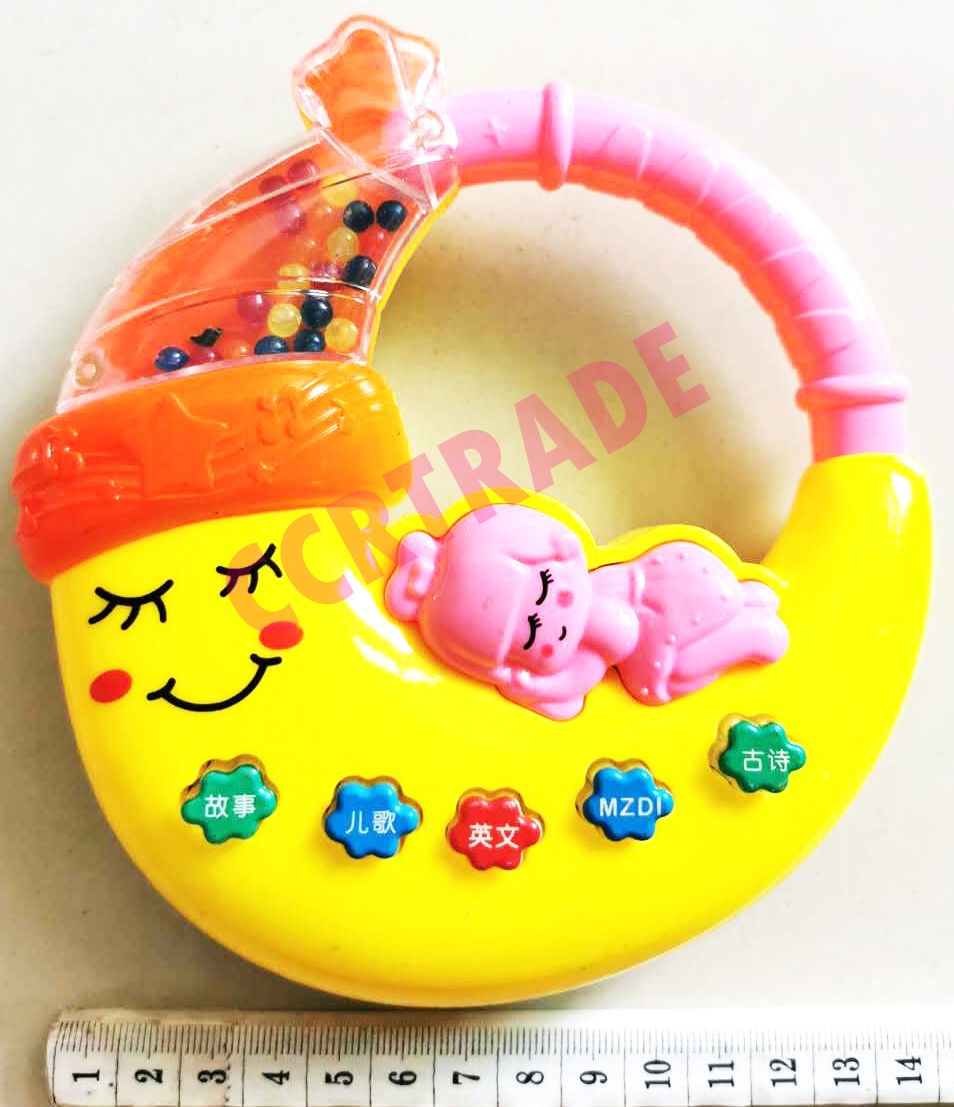 เขย่าเด็กอ่อน มีเสียง มีไฟถุง PVC 18x20 ซม.