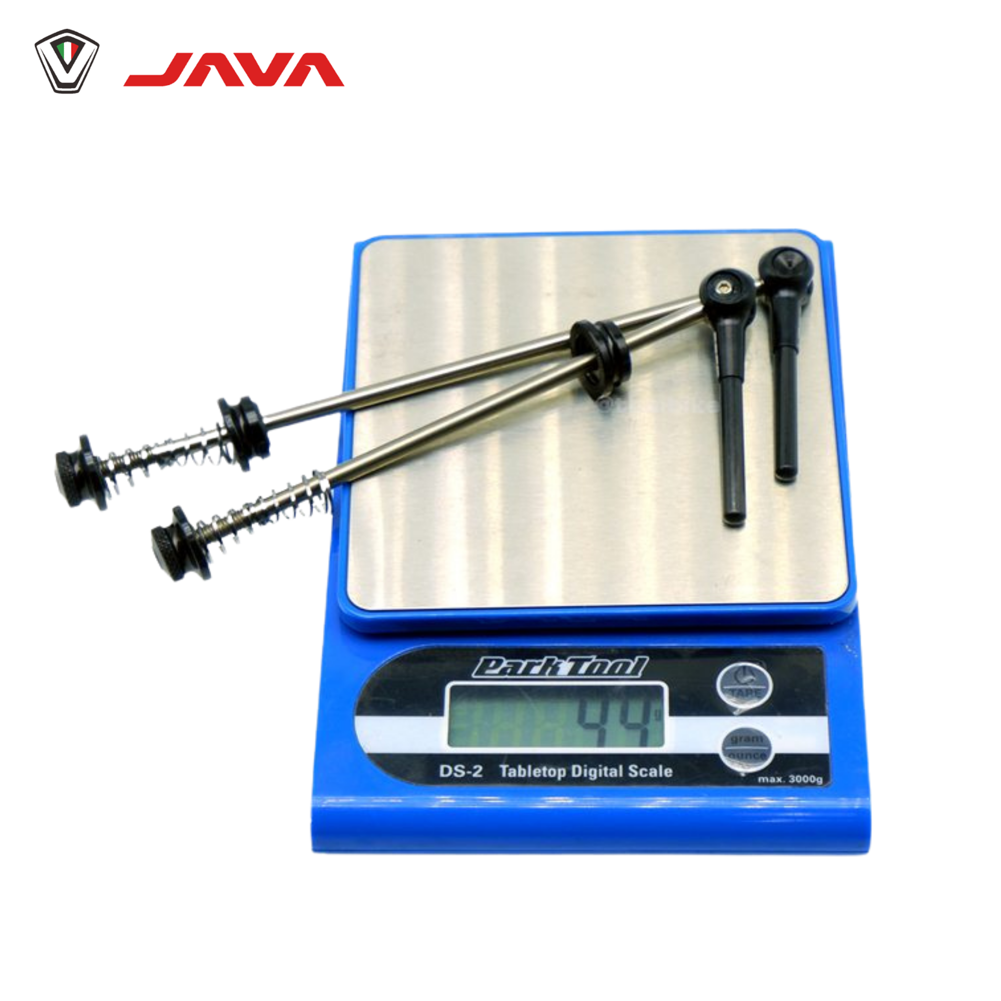 แกนปลดล้อจักรยานเสือหมอบ DECA หัวคาร์บอน หนัก 44 กรัม แกนไทเทเนี่ยม