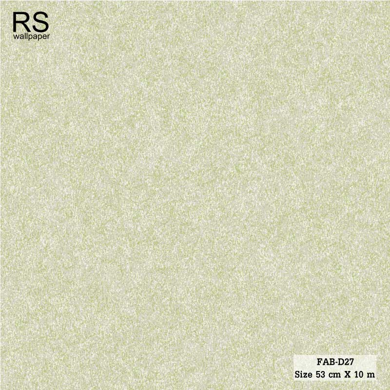 วอลเปเปอร์เทกเจอร์ผ้า สีเขียวอ่อน FAB-D27