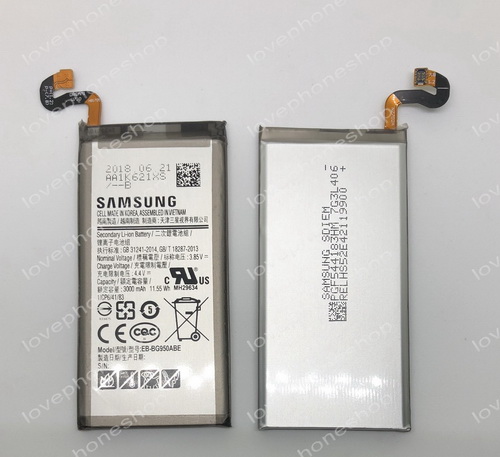 แบตเตอรี่ แท้ Samsung Galaxy S8 - EB-BG950ABE/3000mAh (ส่งฟรี)