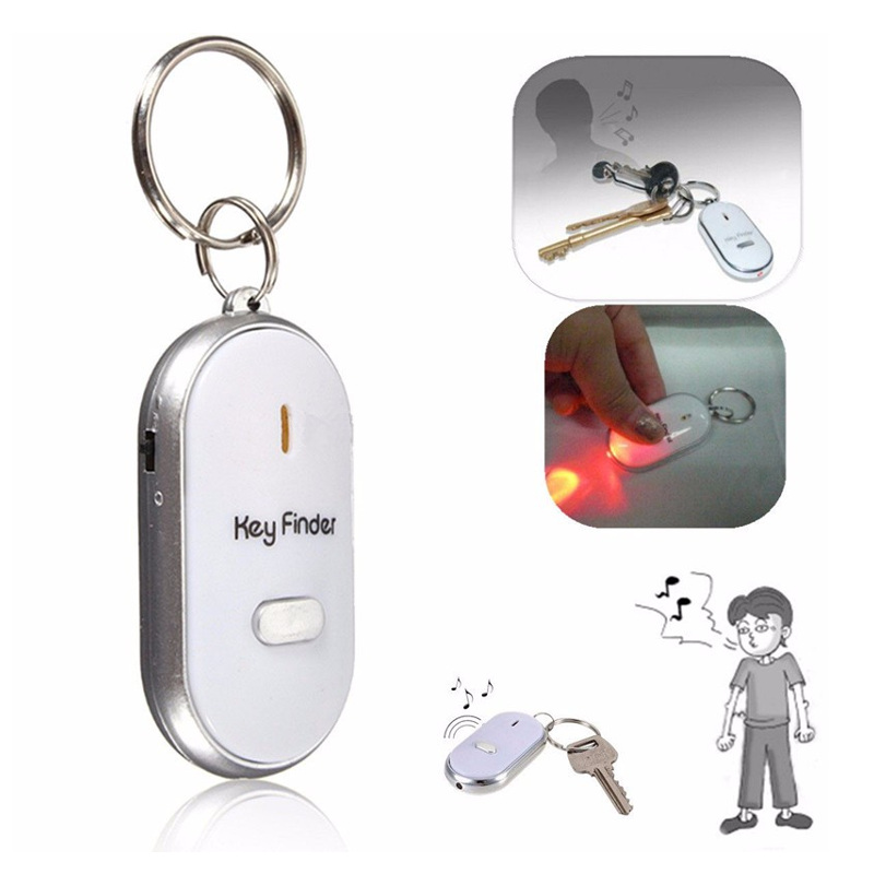 Whistle Key Finder and Torch พวงกุญแจ ผิวปาก กันหาย กันลืม มีไฟ LED ในตัว