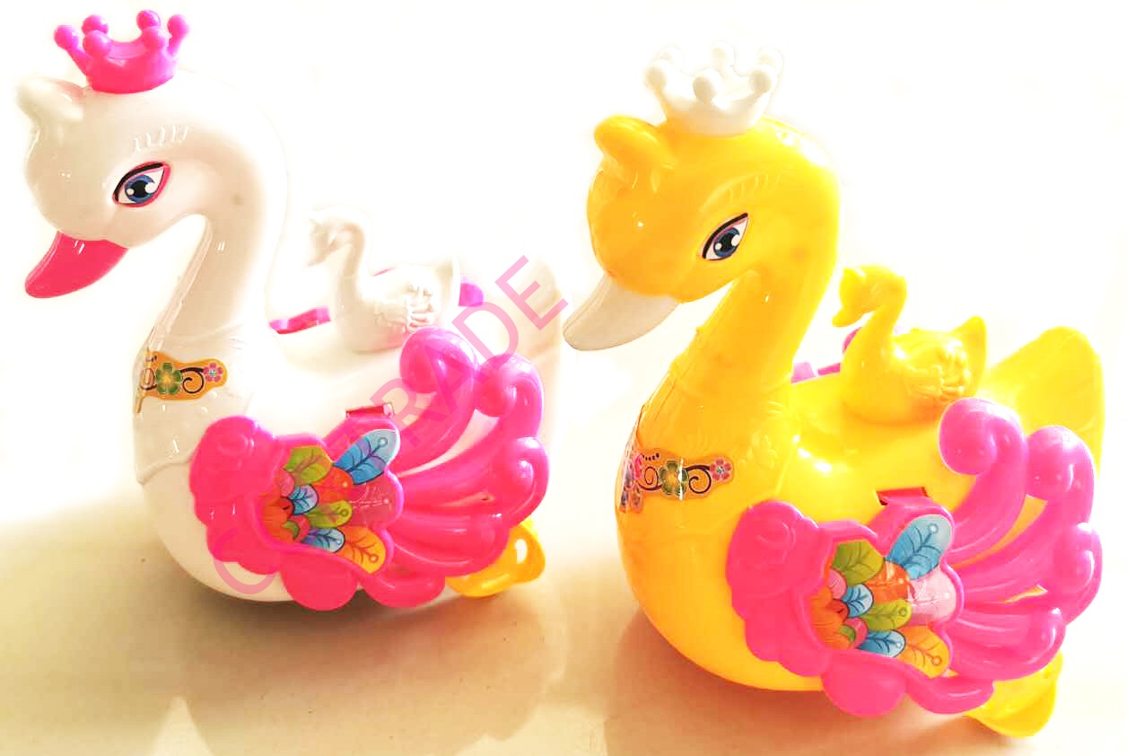 หงส์สีสดดึงสาย มีเสียง 17 ซม.