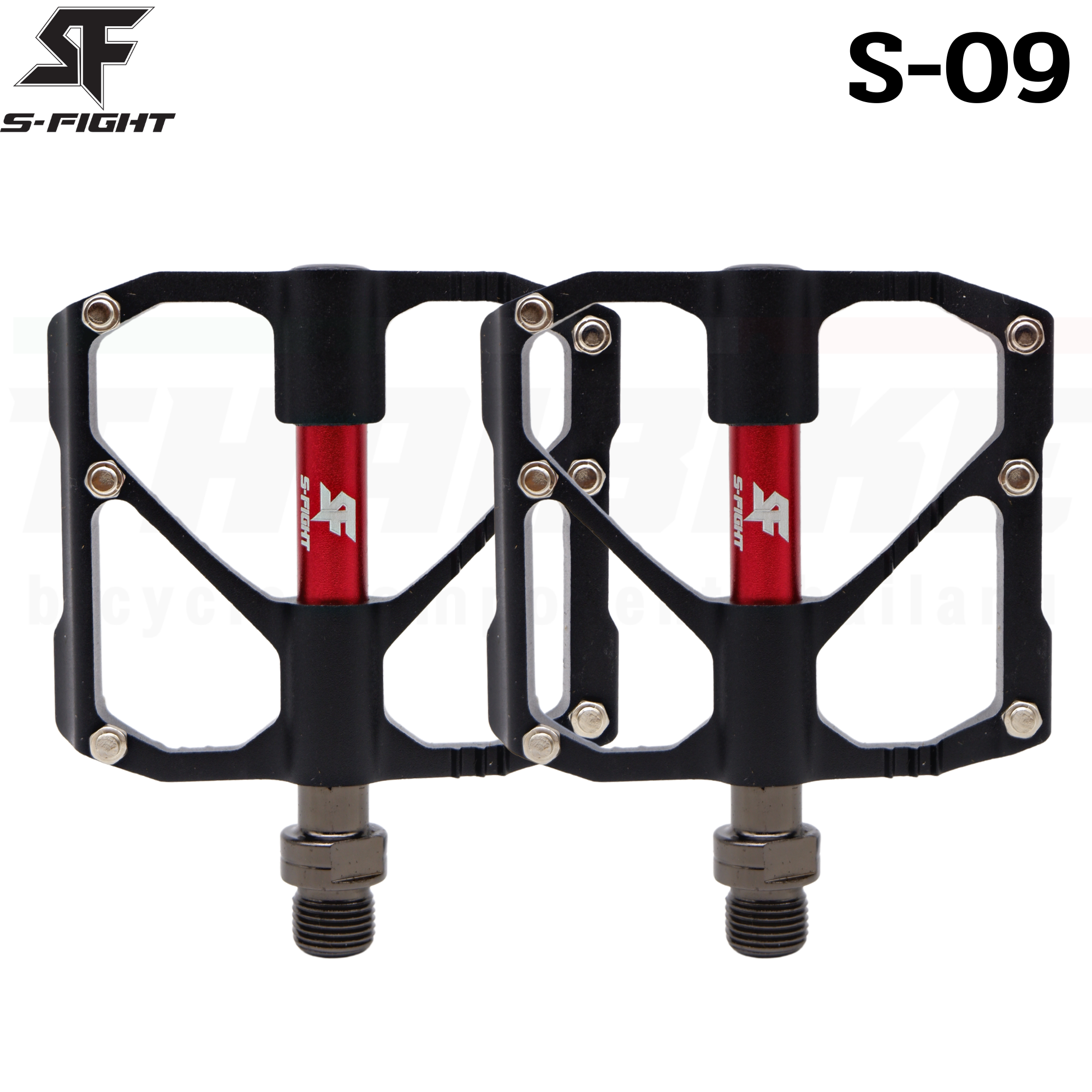 บันไดปั่นจักรยาน S-Fightรุ่น S09 Aluminium 3 แบริ่ง