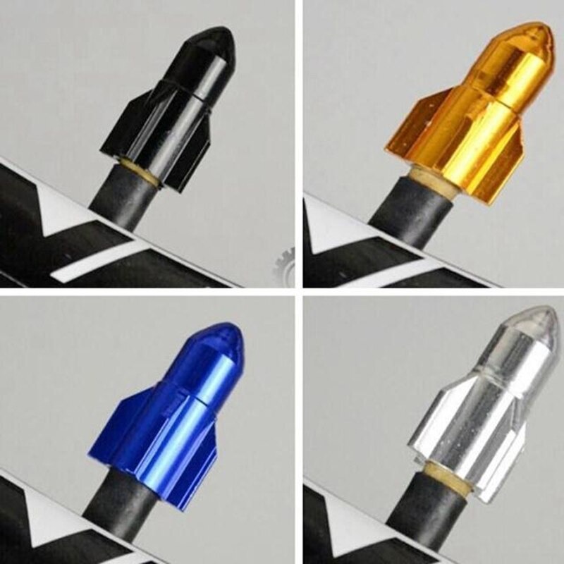 ฝาปิดจุ๊บลมจักรยาน จุ๊บใหญ่ อลูมิเนียม มอเตอร์ไซต์ รถยนต์ AV22 ราคาต่อคู่