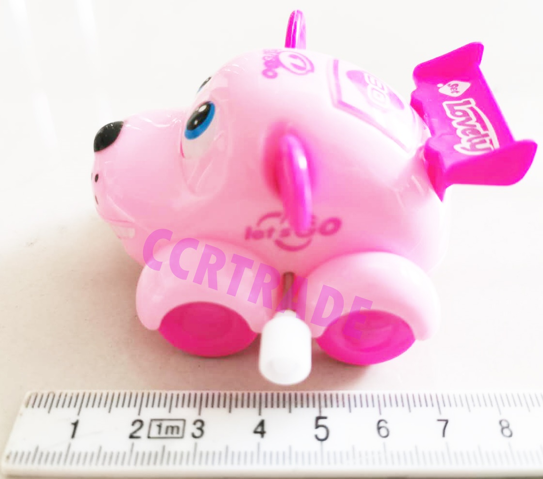 รถการ์ตูนซิ่ง ไขลานถาด(หูขยับได้) 33 ซม.