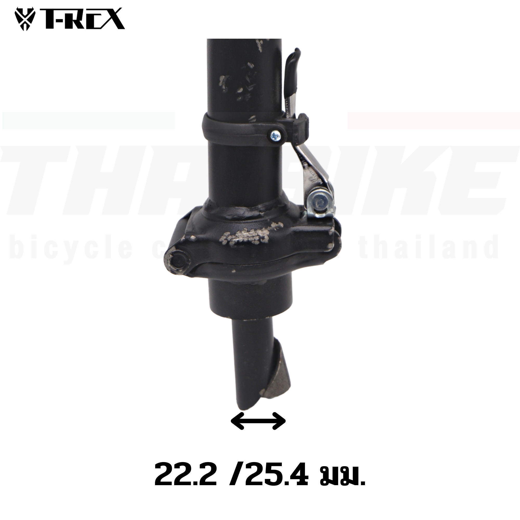 คอรถจักรยานพับ ขนาด 22.2/25.4 มม. คอรถพับแบบอลูมิเนียม