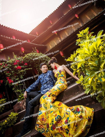ชุดถ่ายพรีเวดดิ้ง,ชุดแต่งงาน,ชุดแฟนซี เก๋ๆ พร้อมส่ง แปลกใหม่ มีสไตล์ www.izisswedding.com