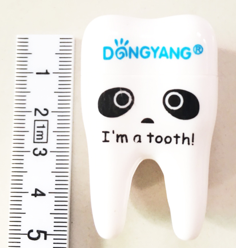 กบเหลาดินสอสีสด ลายฟัน 80 ชิ้น