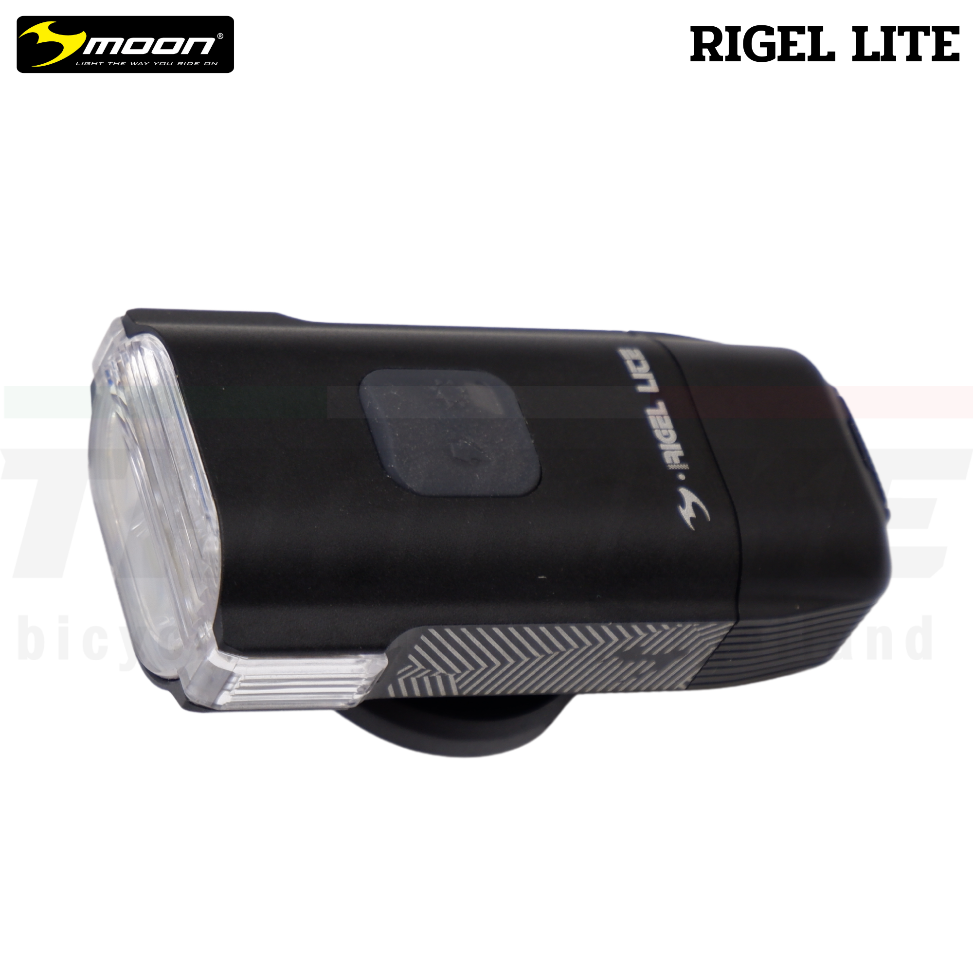 ไฟหน้าจักรยาน MOON RIGEL LITE 500LM/700LM ติดเมาส์การ์มิน+GOPRO