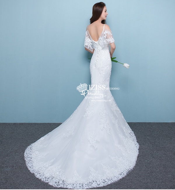 BR314 **พรีออเดอร์**ชุดแต่งงาน&ชุดเจ้าสาวแบบยาวสีขาวเกรดพรีเมี่ยม หรูหราน่ารัก สวยโดดเด่นไม่ซ้ำใคร