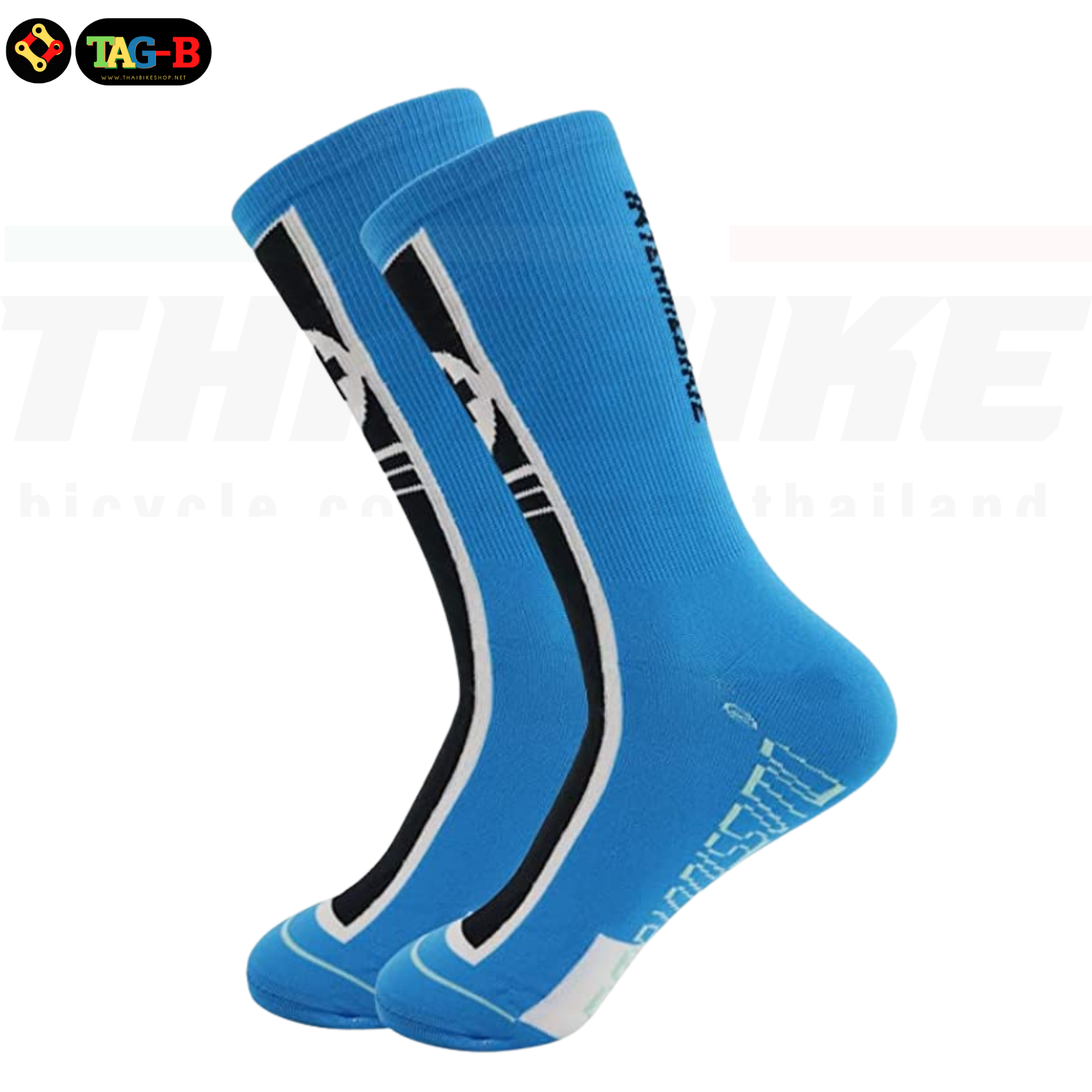 ถุงเท้าปั่นจักรยาน ASSOS Size 40-45 ถุงเท้าวิ่ง ถุงเท้าออกกำลังกาย