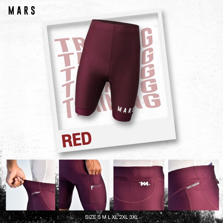 Mars Training กางเกงปั่นจักรยานขาสั้น ระบายเหงื่อ แห้งเร็ว ยืดหยุ่นสูง แผ่นเป้า NIMBUS PRO 120