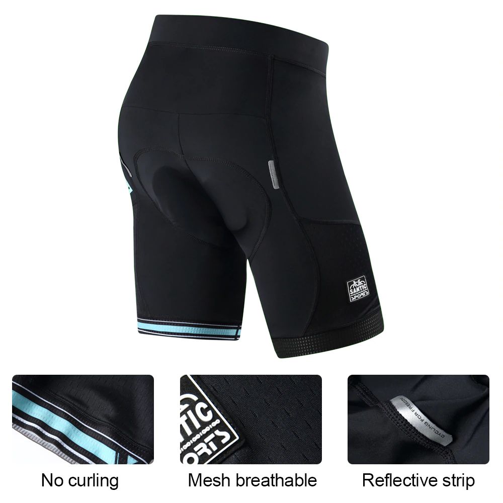 กางเกงปั่นจักรยานผู้หญิง SANTIC รุ่น 9C05104 4D จักรยาน