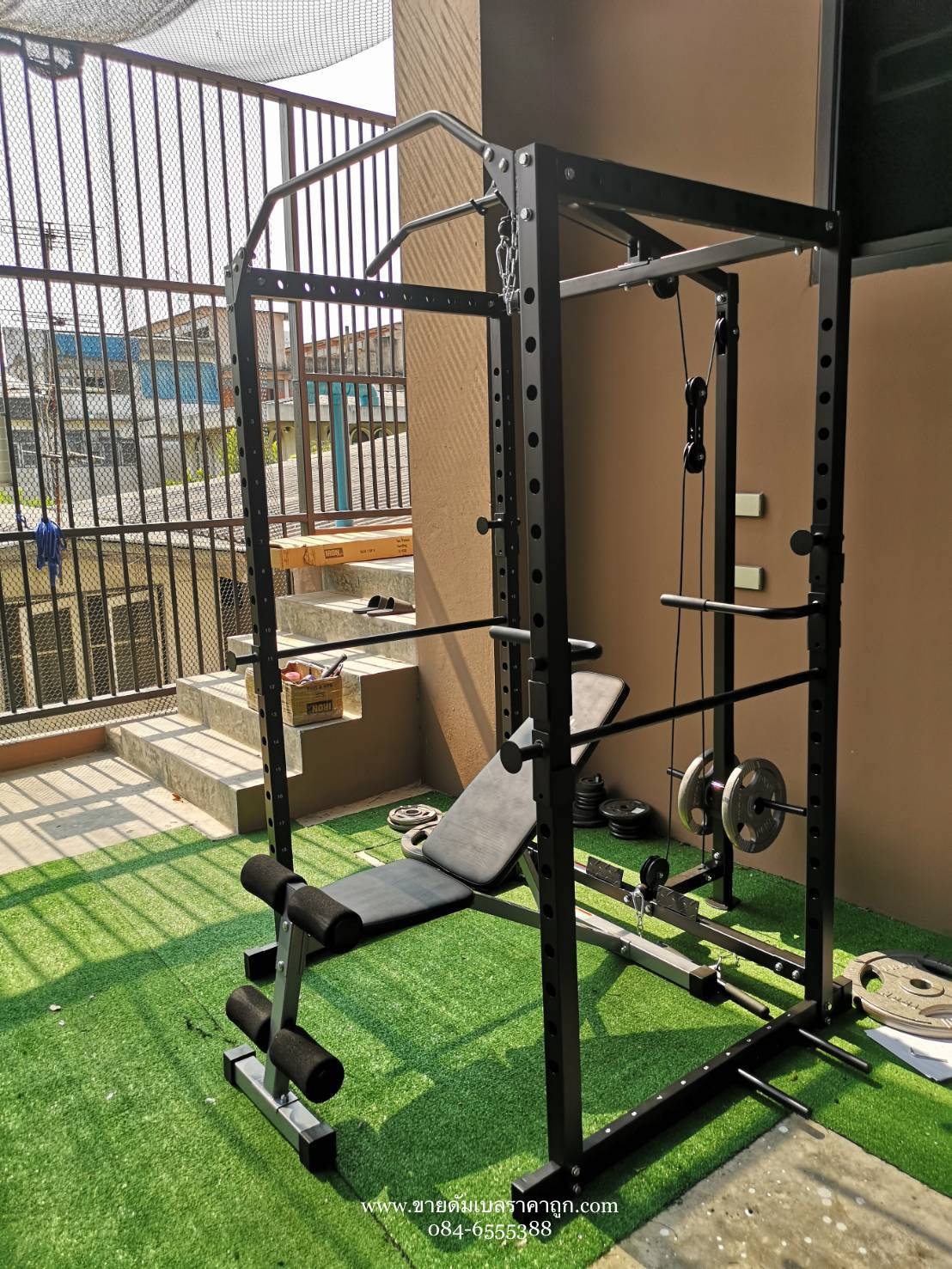 Power rack โครงเต็ม รุ่น 707