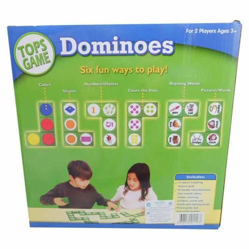 เกมโดมิโน 6 in 1 เกมโดมิโน่ฝึกทักษะ โลจิก พร้อมส่งจากไทย