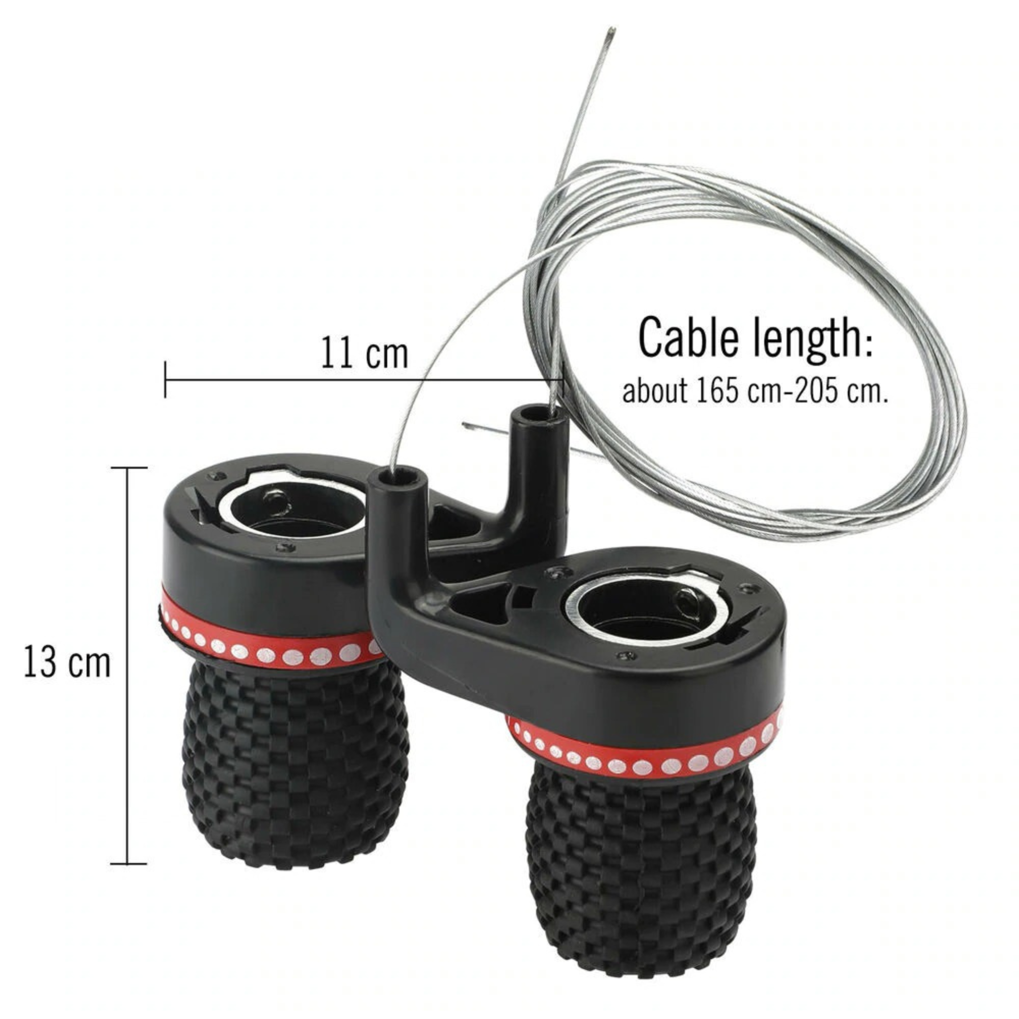 มือเกียร์จักรยานแบบเกียร์บิด ซ้าย ขวา Gear Grip Shift Levers ไม่มี index