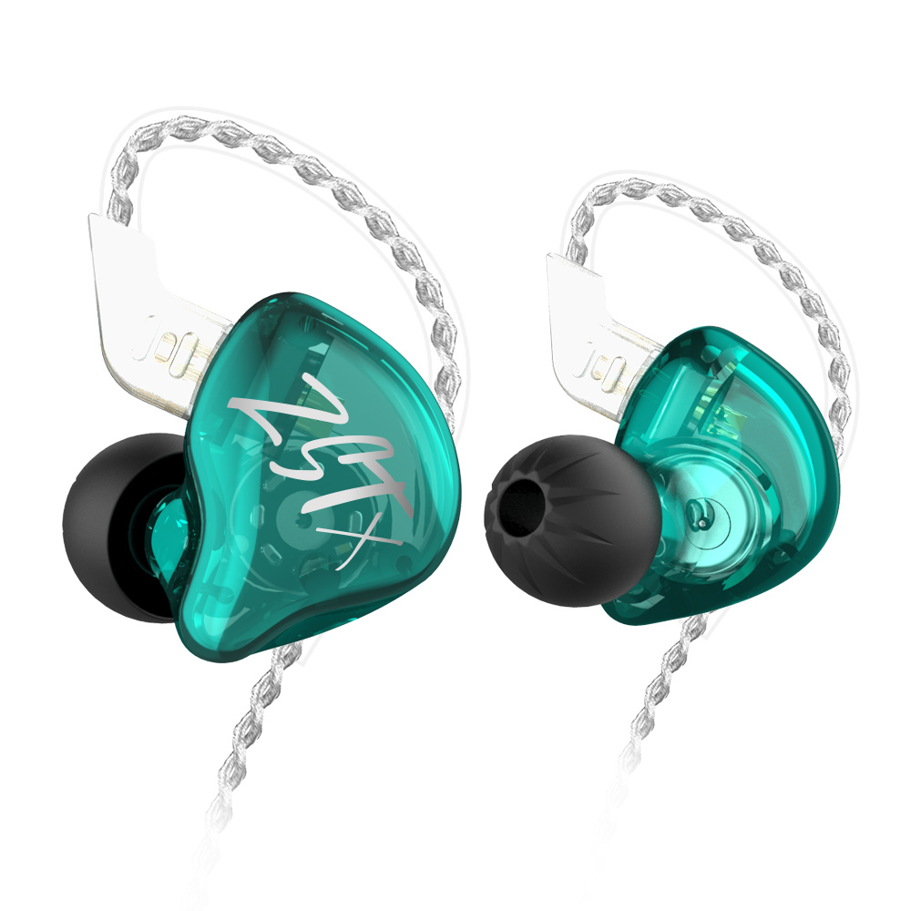 ขาย KZ ZST X หูฟัง 2 ไดร์เวอร์ 1DD+1BA สายชุบเงินถัก100แกน
