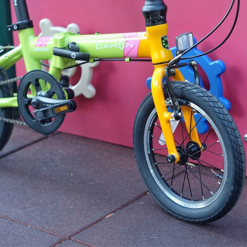 DAHON : AGELESS(KIDKING) จักรยานเด็กพับได้ เฟรมอลูมิเนียม ล้อ 14" พร้อมล้อข้างช่วยทรงตัว