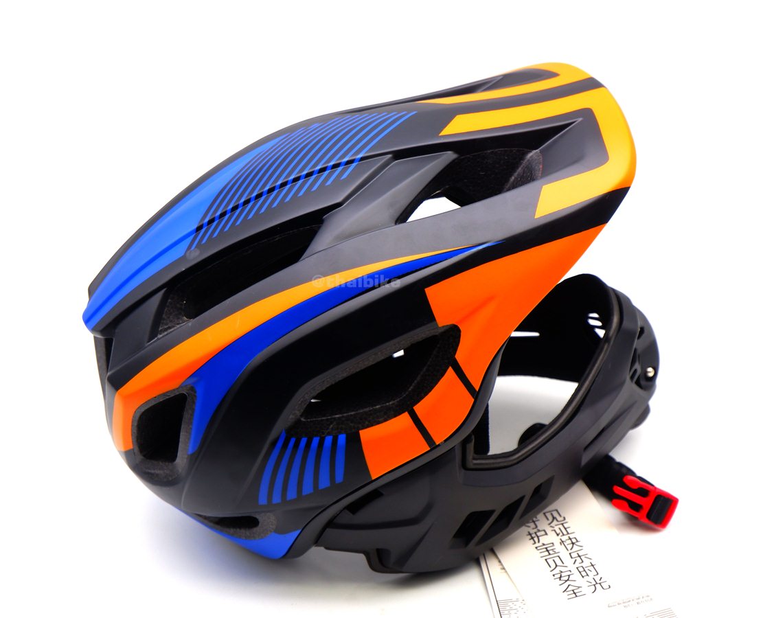 หมวกกันน็อคจักรยานแบบเต็มใบ หมวกผู้ใหญ่ THAIBIKE CIGNA มีกล่อง มีไฟ