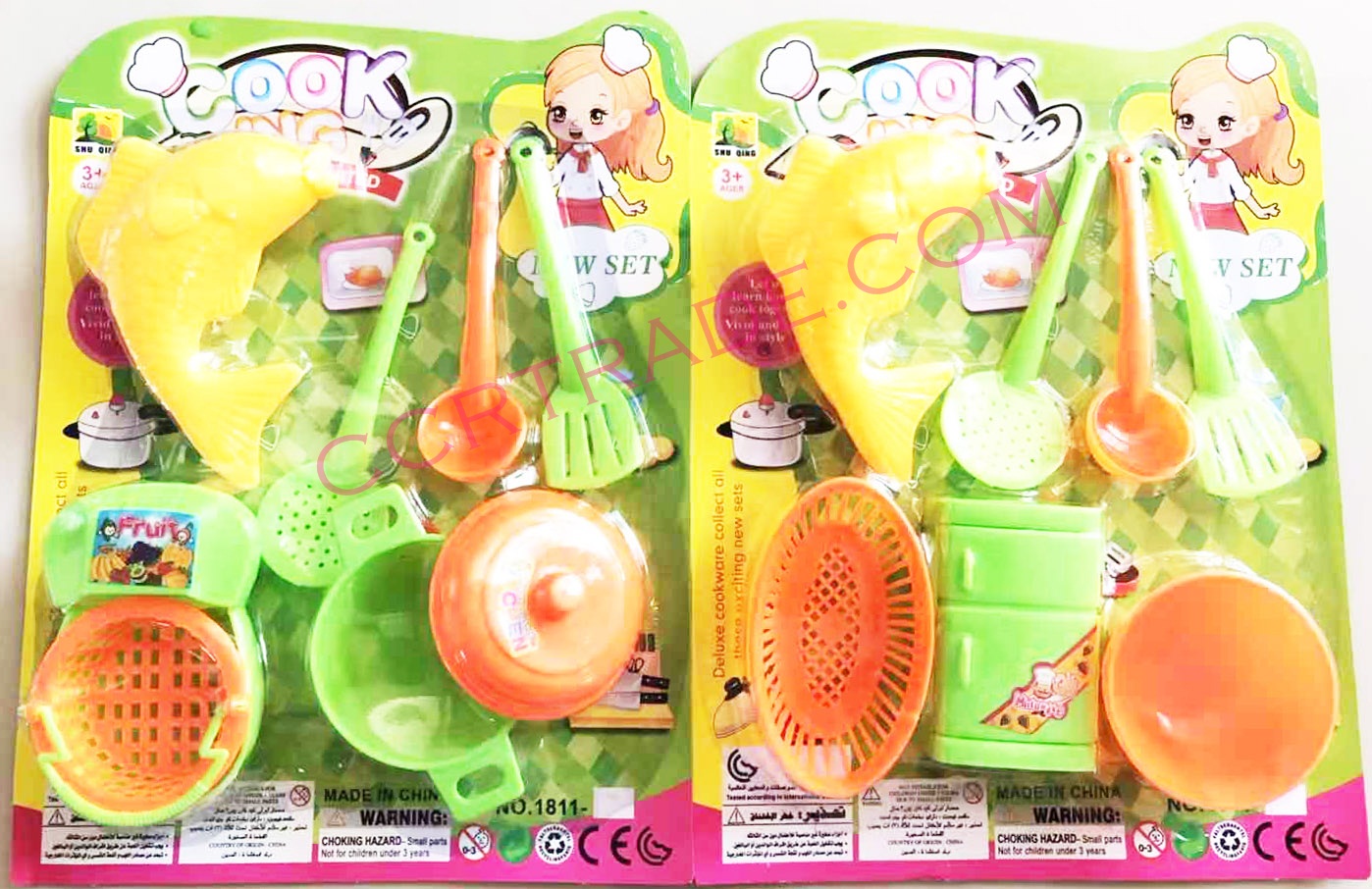 ชุดครัวทำอาหาร+ปลาใหญ่แผง 28.5 ซม.