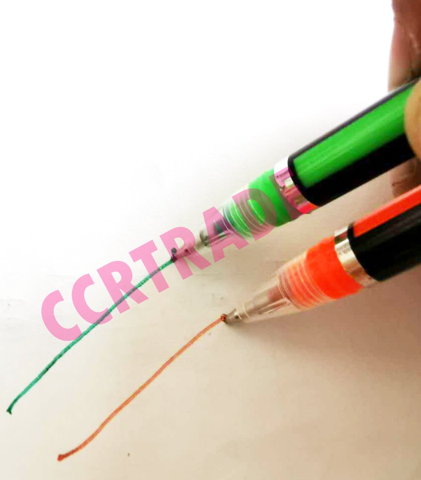 ปากกาเจลสี 8 แท่ง+กระเป๋า 17 ซม.