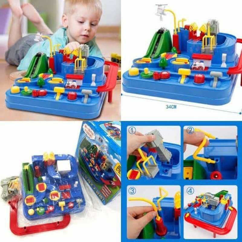 ของเล่นแก้ปัญหา ชุดรถกู้ภัย ฝึกทักษะเด็กๆ ได้ดีมาก พร้อมส่งจากไทย