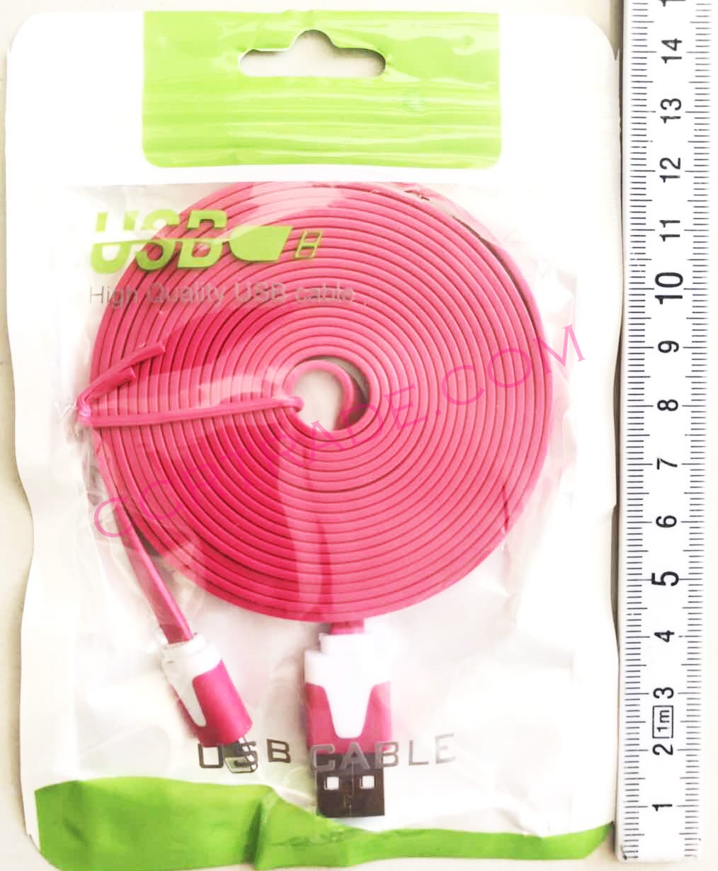 สายชาร์ทไอโฟน X 5 ม. ถุง 15 ซม.