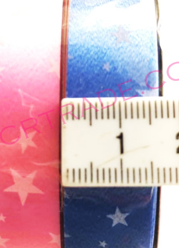 ริบบิ้นลายดาว 10 ม้วน (18 มิล) 40 หลา