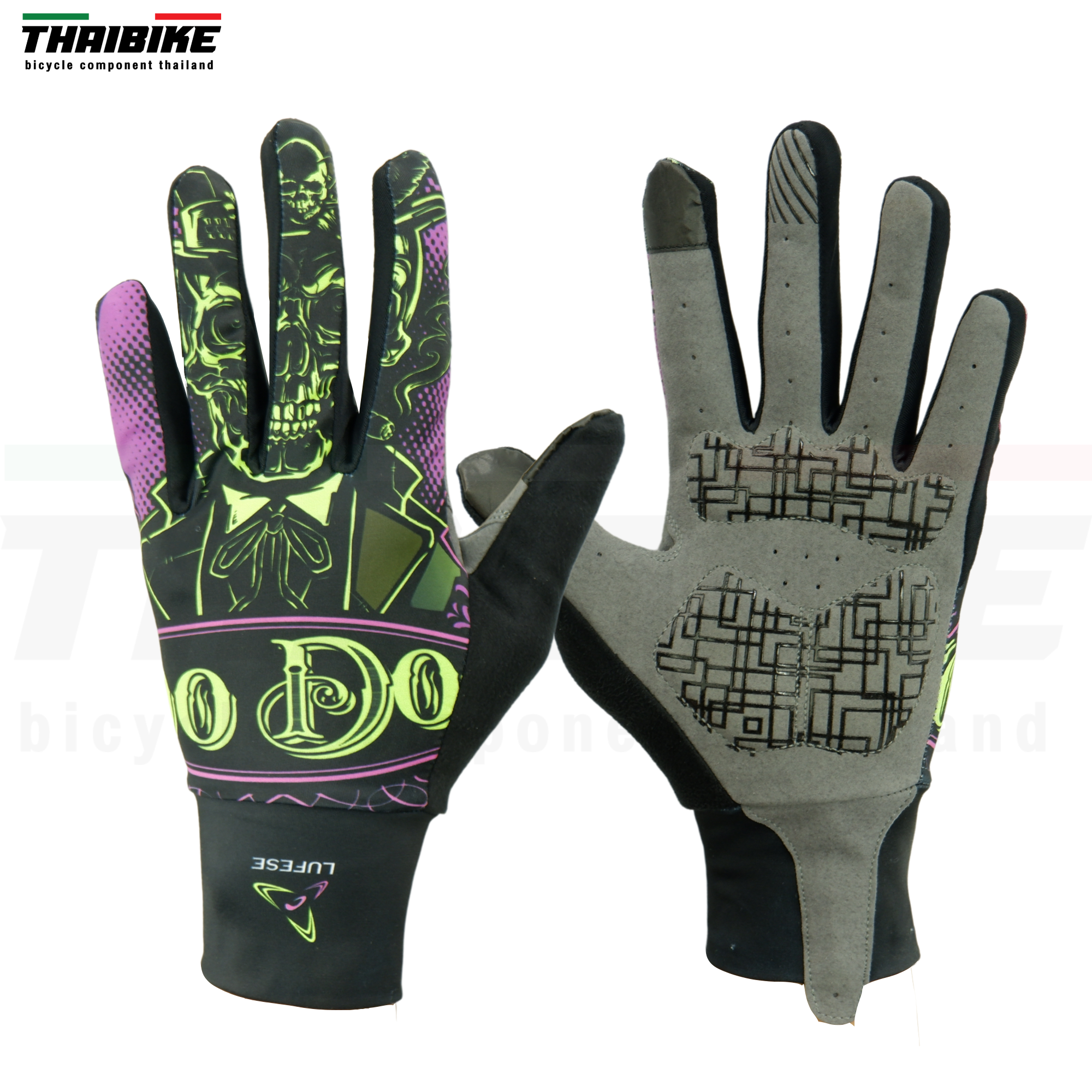 ถุงมือปั่นจักรยานแบบเต็มนิ้ว LUFESE TOUCHSCREEN