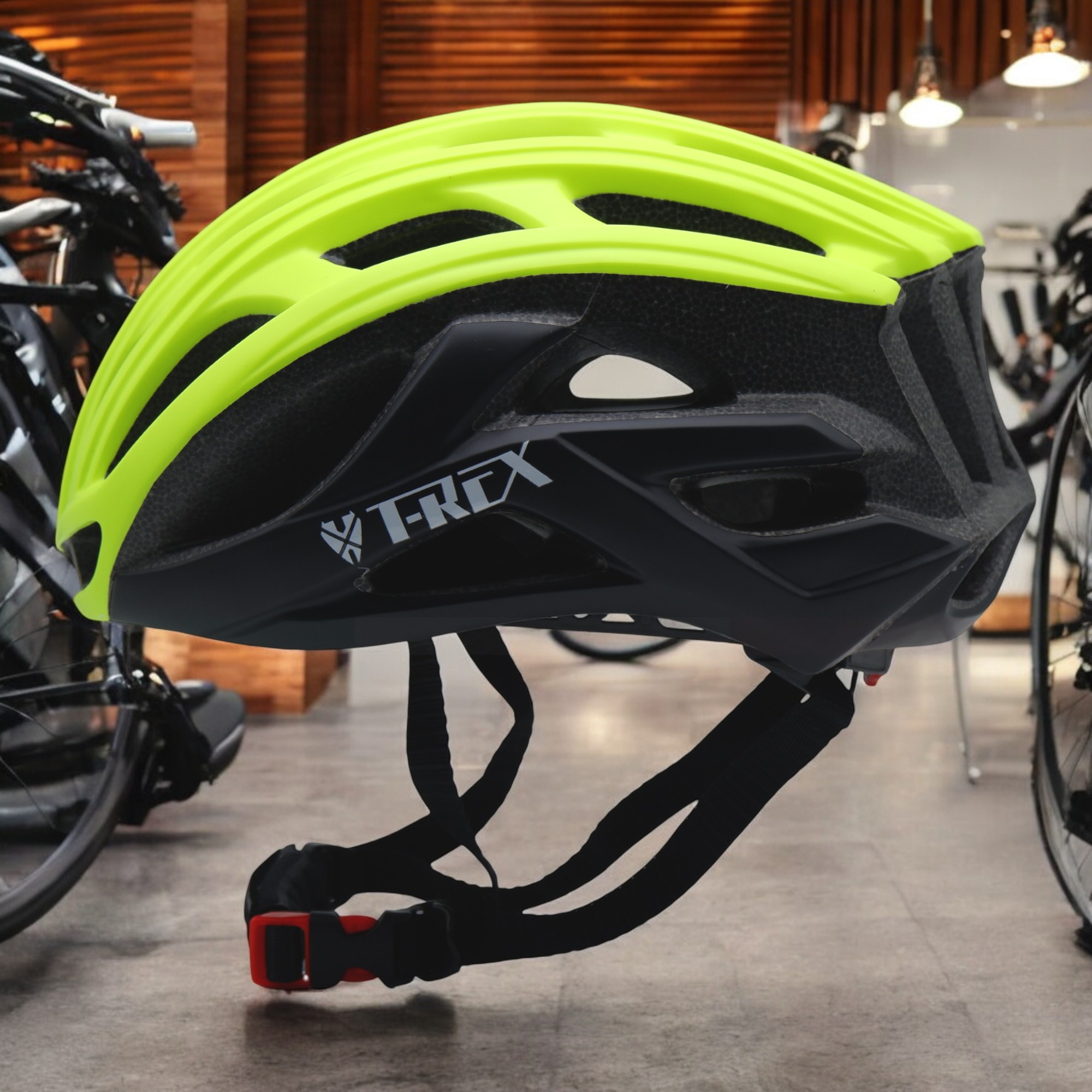 หมวกกันน็อคจักรยานเสือหมอบ เสือภูเขา T-REX N1939 อินโมล