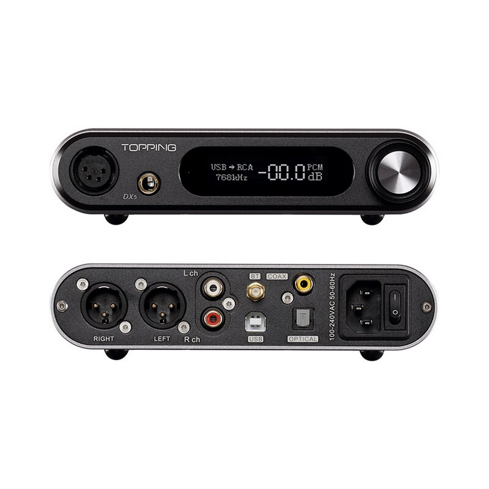 Topping DX5 DAC& ตั้งโต๊ะ รองรับ MQA ประกันศูนย์ไทย