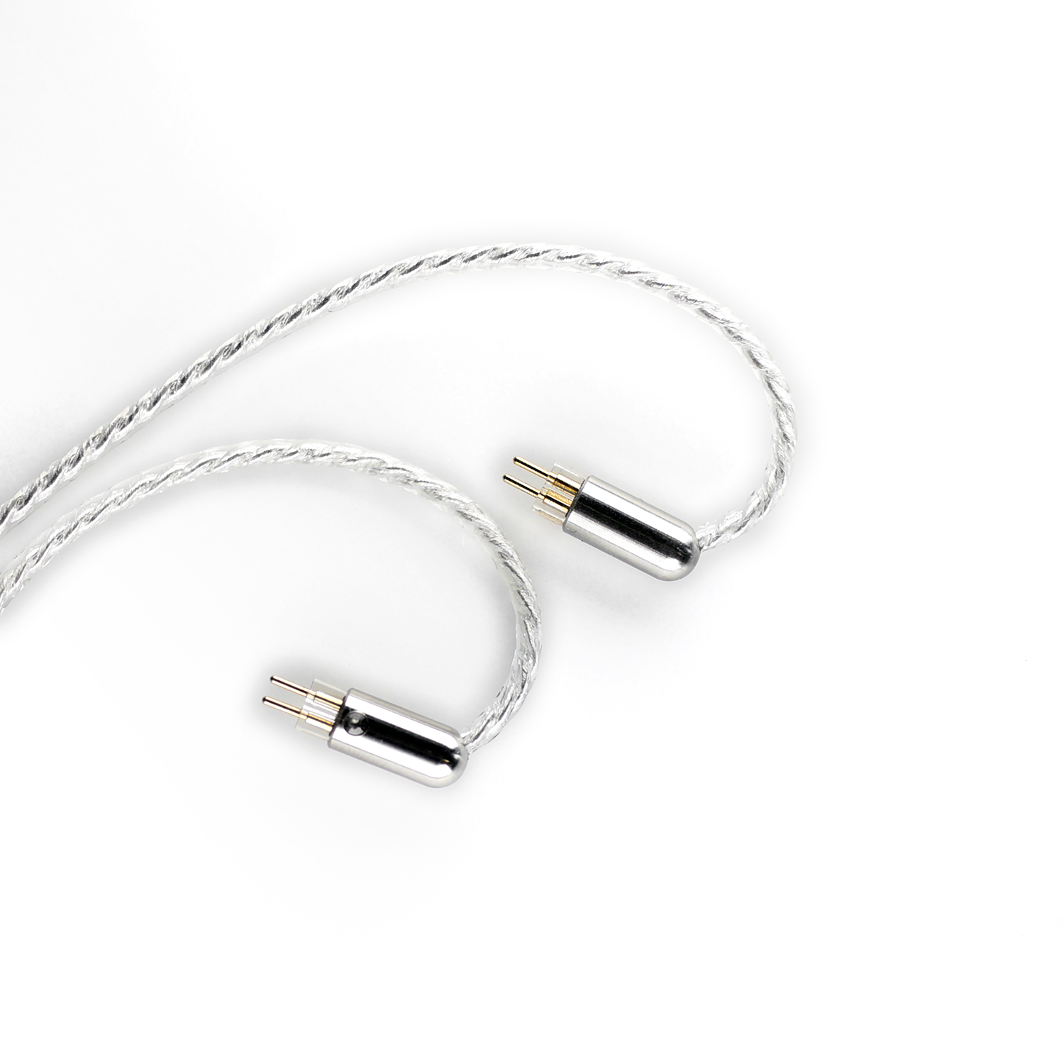 (สินค้ามีตำหนิ) DD BC50B สายอัพเกรดทองแดงชุบเงินถัก 7N OCC ยาว 50CM