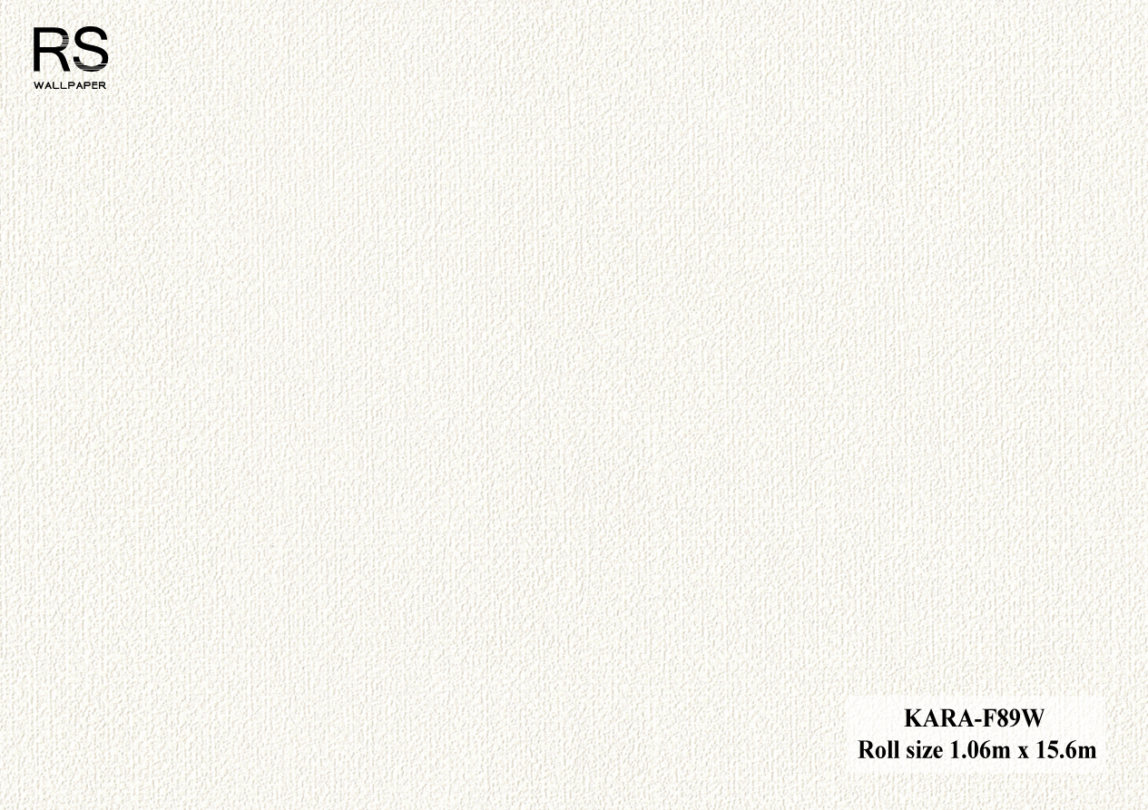 วอลเปเปอร์ สีขาว KARA-F89W