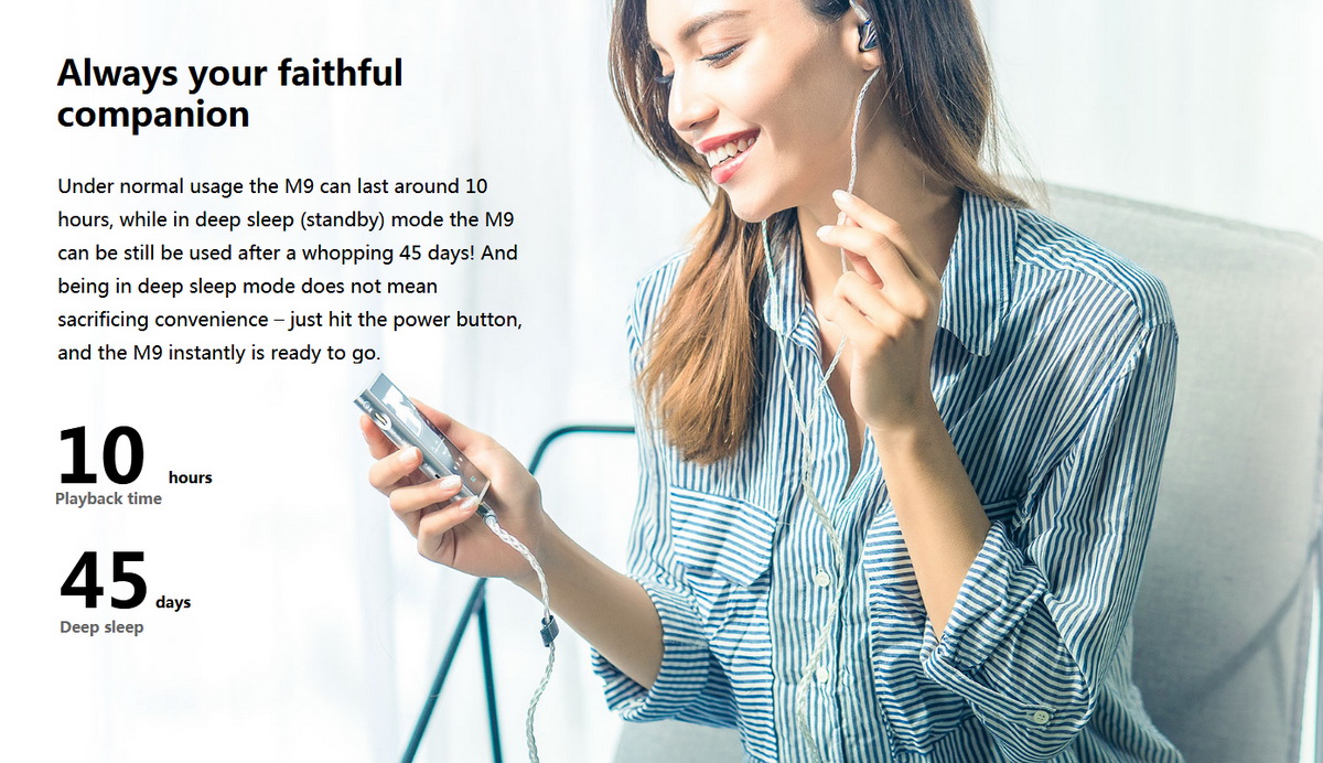 ขาย FiiO M9 DAP ชิป AKM AK4490EN x2 ตัว รองรับ Hi-Res , Bluetooth 4.2 , Native DSD , LDAC