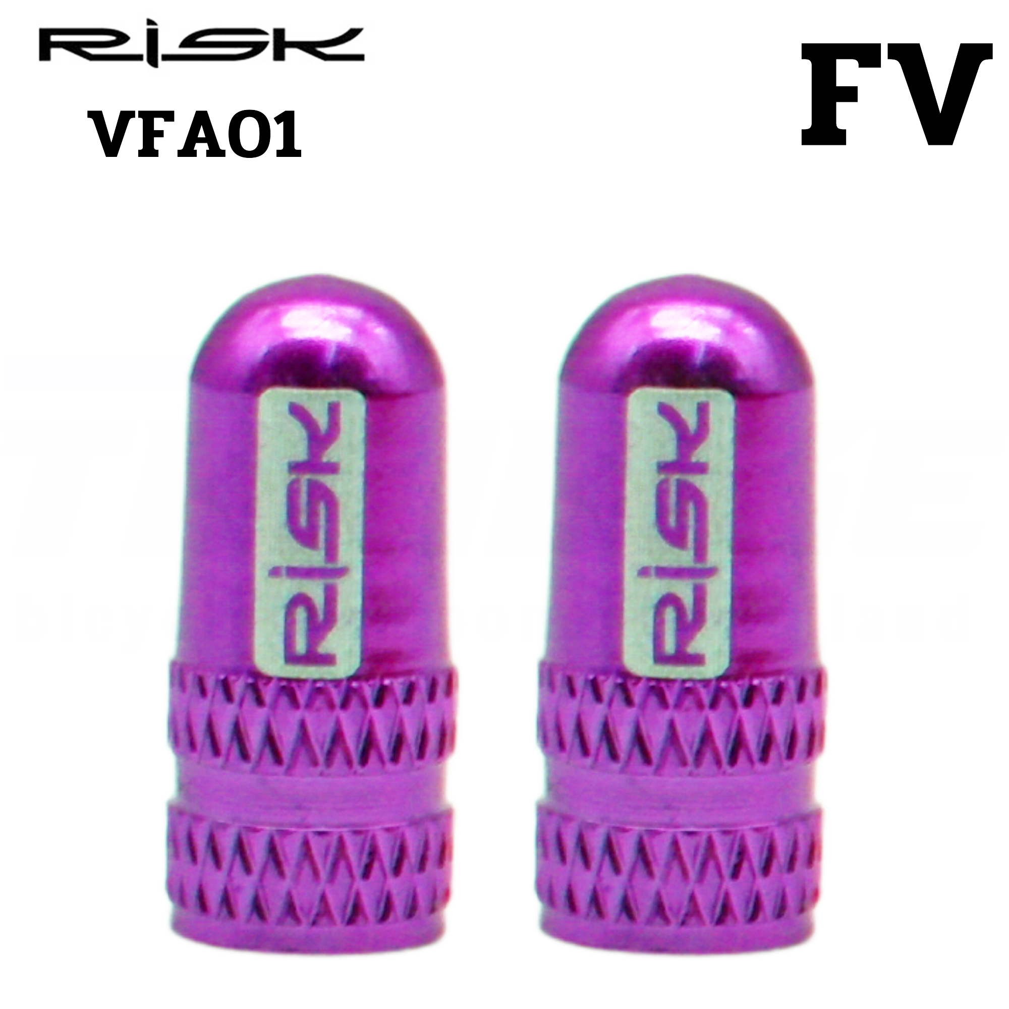 ฝาปิดจุ๊บเล็กจักรยาน RISK FV45 ราคาต่อคู่