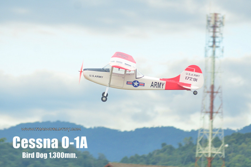 Cessna 0-1A Birddog US.ARMY 1,300MM. (ชุดPNP)