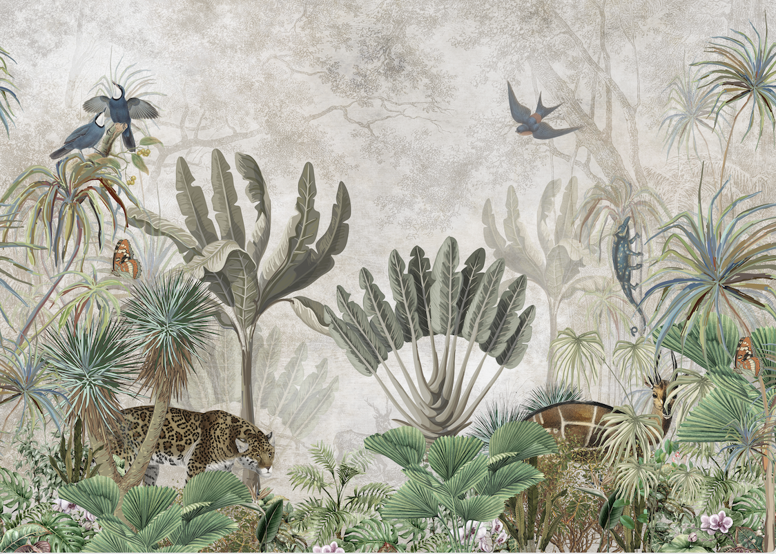 วอลเปเปอร์ภาพป่าเขตร้อน Tropical (สั่งผลิต)