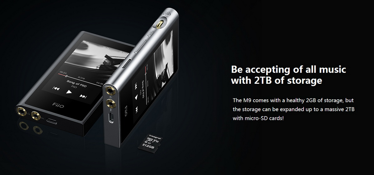 ขาย FiiO M9 DAP ชิป AKM AK4490EN x2 ตัว รองรับ Hi-Res , Bluetooth 4.2 , Native DSD , LDAC