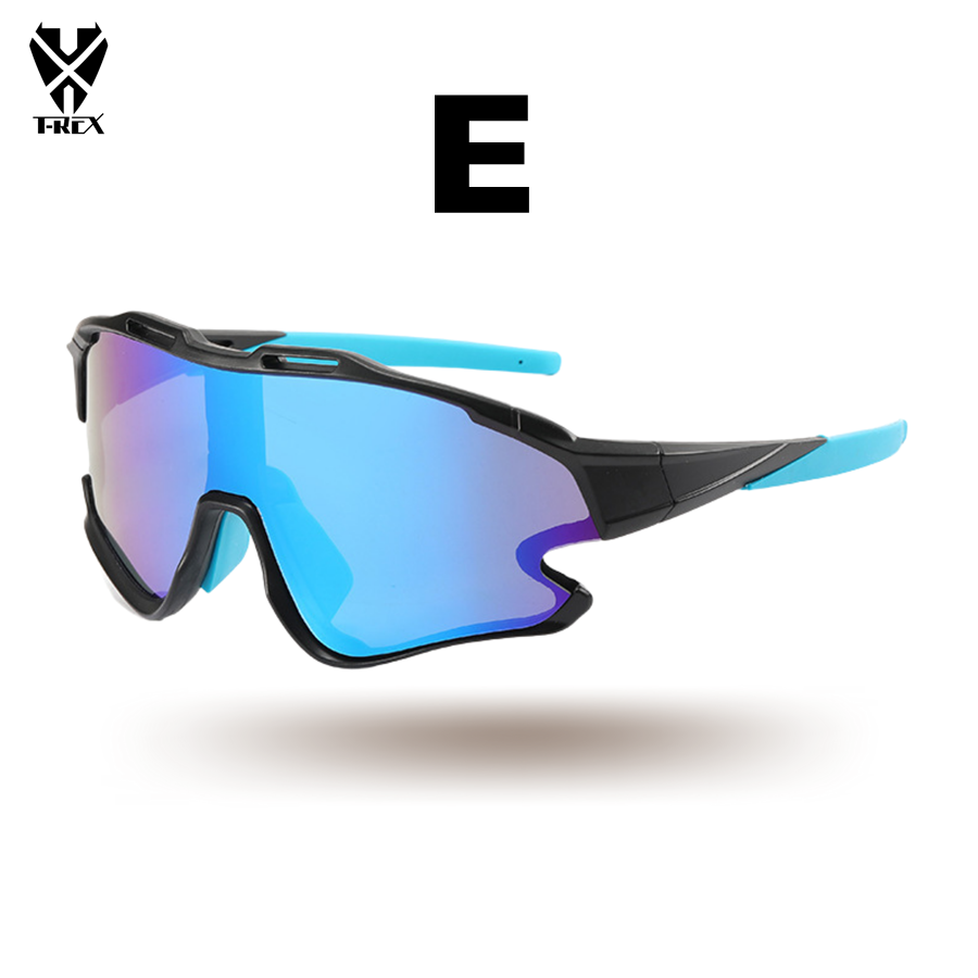 แว่นตาปั่นจักรยาน T-REX 8303 กันแดด กันลม กันฝุ่น UV แว่นกันแดด แว่นปั่น