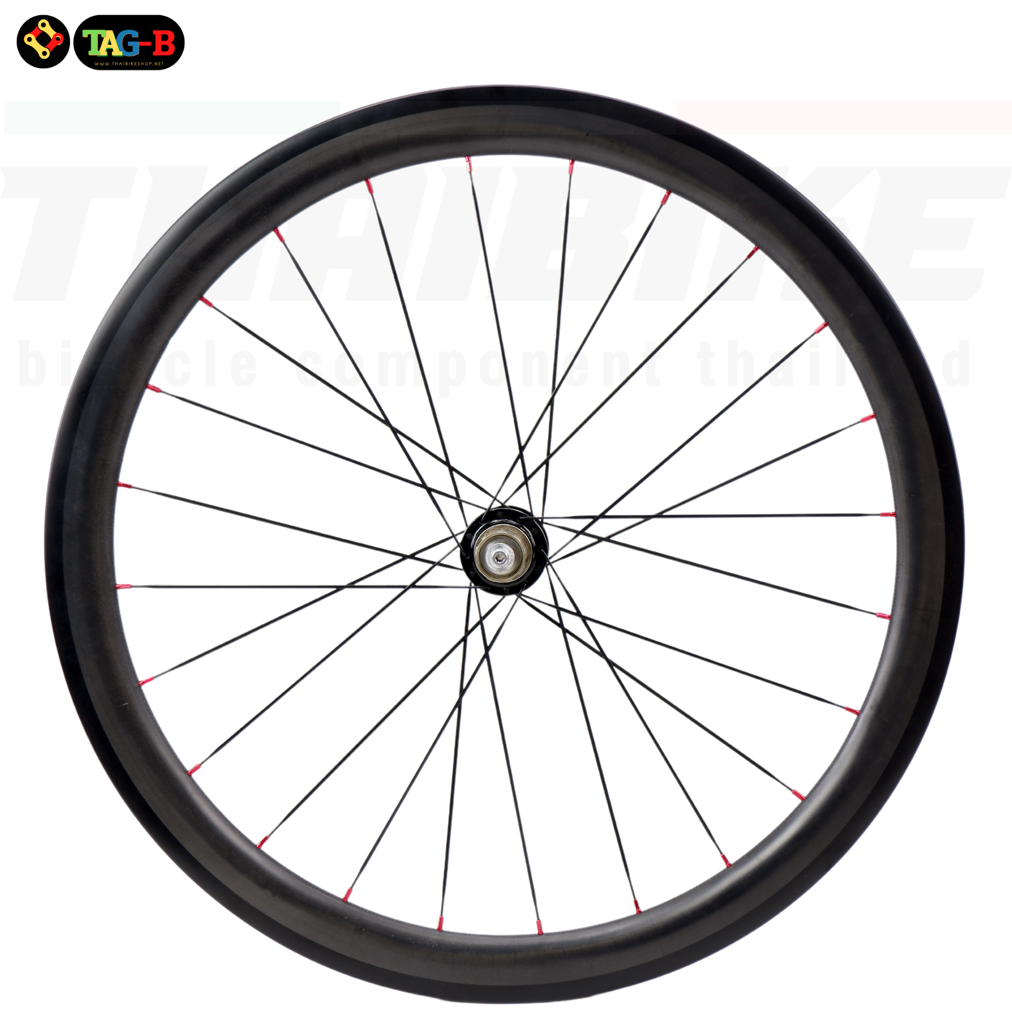 ล้อจักรยานเสือหมอบคาร์บอน ขนาด 700C ขอบฮาล์ฟ ล้อคาร์บอน ยางฮาล์ฟ