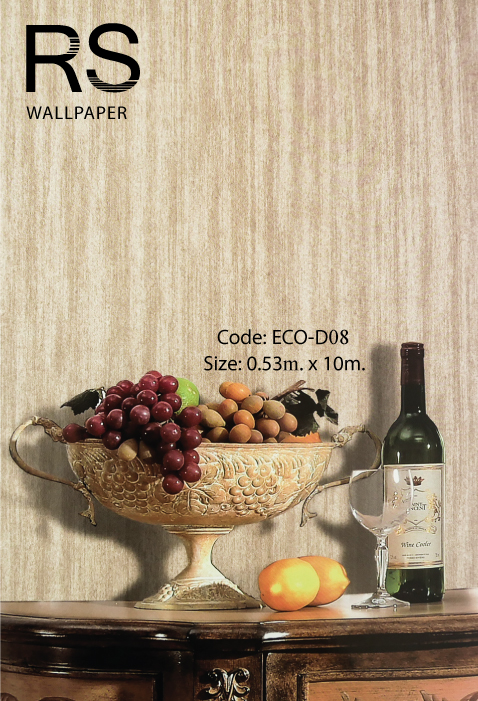 วอลเปเปอร์มีเทกเจอร์ทางเล็กพื้นสีน้ำตาล ECO-D08
