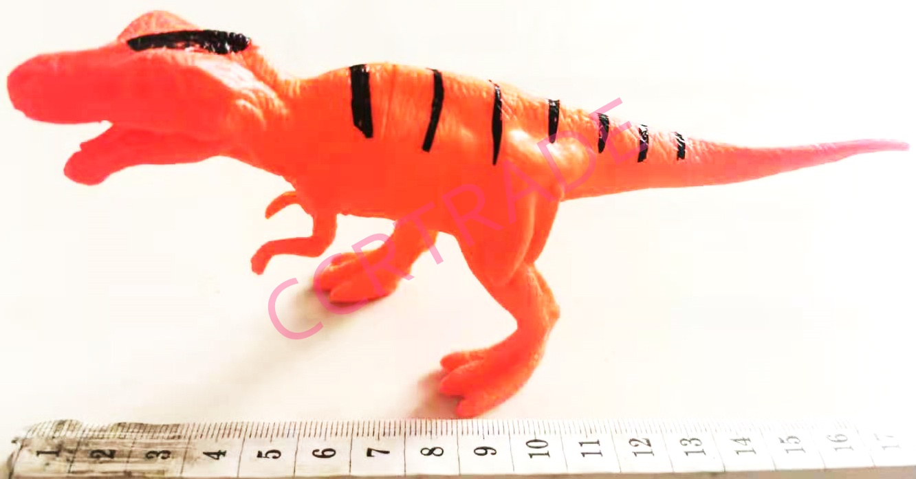 ไดโนเสาร์โมเดลสีสด 6 ชิ้นถุง PVC 21x28.5 ซม.(1x3)