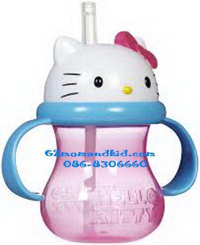 ++พร้อมส่ง++ Munchkin Hello Kitty Character Cup 8oz ( Color Style may Vary) -- แก้วน้ำหัดดื่ม พร้อมหลอดซิลิโคนนิ่ม ความจุ 8 ออนซ์ สินค้านำเข้า USA แท้ค่ะ