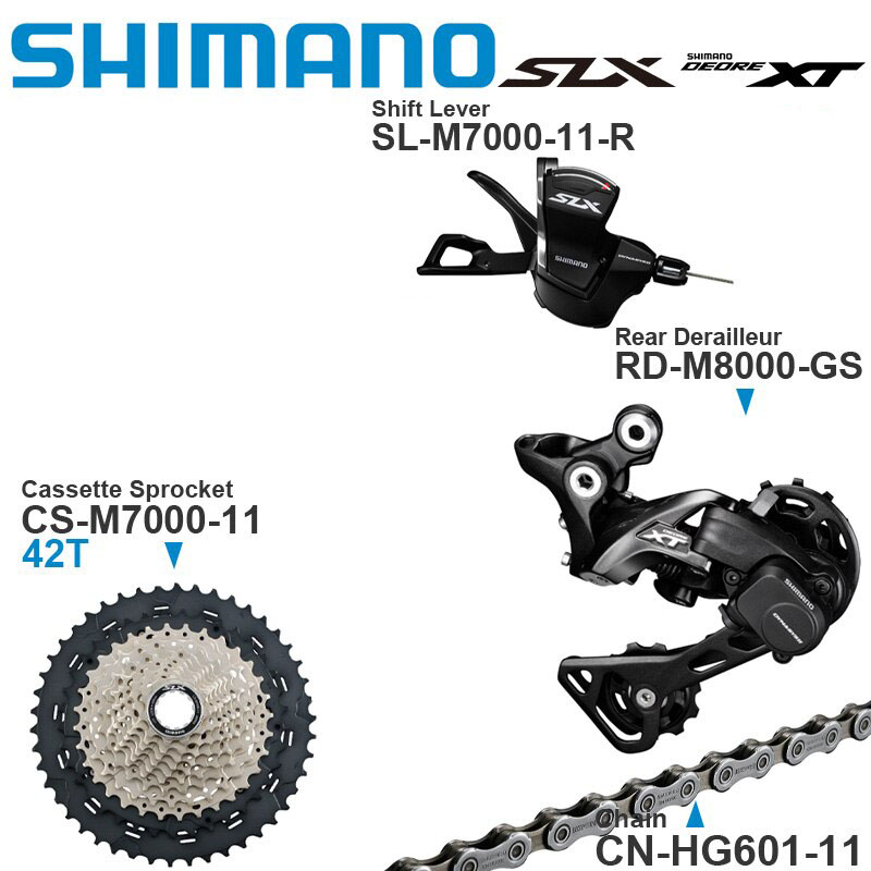 ชุดขับจักรยานเสือภูเขา SHIMANO SLX PROMOTION ไม่รวมเบรค