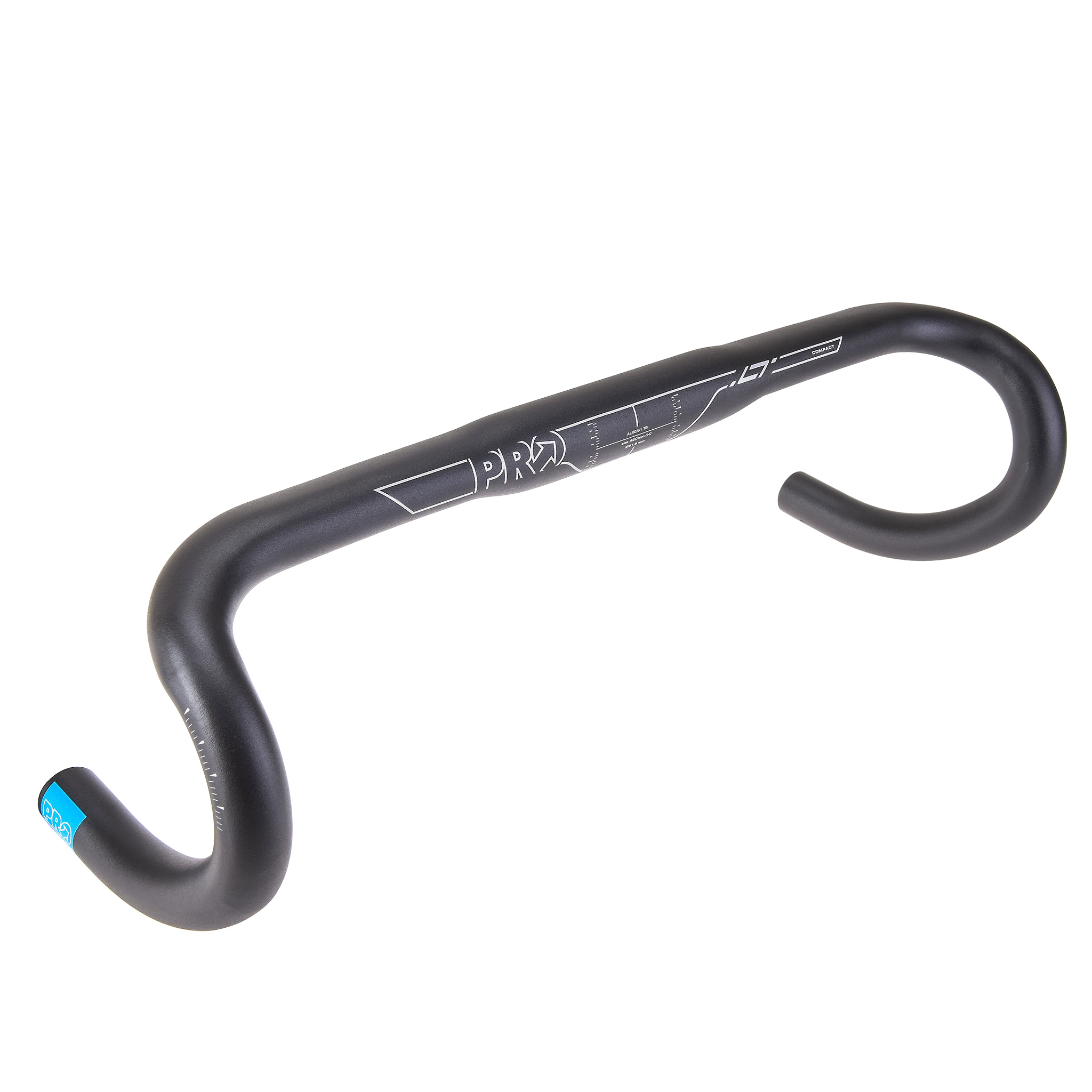 แฮนด์จักรยานเสือหมอบ SHIMANO PRO LT COMPACT ERGO สีดำ