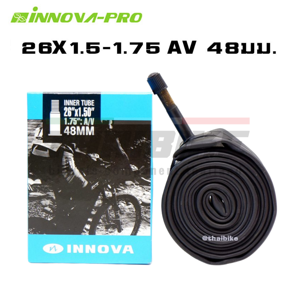 ยางในจักรยานรถพับ เสือภูเขา INNOVA ขนาด 27.5X1.5-1.75 27.5X1.75-2.125 26X1.5-1.75 20X1 3/8 F60(451)